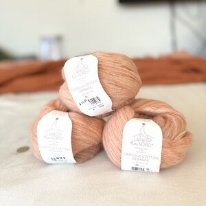 bundle of laines du nord cashsilk cotton degradé – blush pink gradient yarn 150g